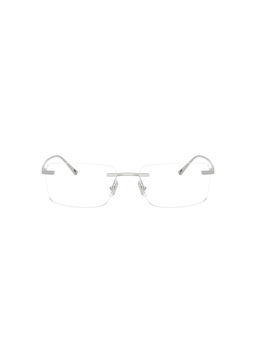 Coach - Men Titanium Silver Rectangle Rimless Frame (0HC5196TD)-56