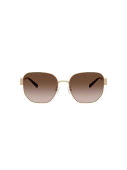 TORY BURCH - Women Metal Brown Full Rim Square Sunglass (0TY6117)-56