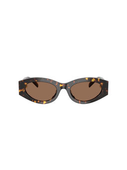 TORY BURCH - Women Acetate Brown Full Rim Oval Sunglass (0TY7222U)-52
