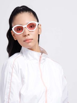 Poppy - Women Plastic Pink Cat Eye Full Rim Sunglass (PO-5016)-58