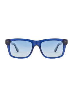Royal Enfield - Men Acetate Blue Rectangle Full Rim Sunglass (Re-20011)-53