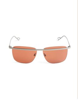 Royal Enfield - Men Metal Peach Rectangular Rimless Sunglass (Re-20024)-58