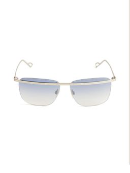 Royal Enfield - Men Metal Blue Rectangular Rimless Sunglass (Re-20024)-58