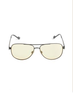 Royal Enfield - Men Metal Yellow Aviator Full Rim Sunglass (Re-20025)-59