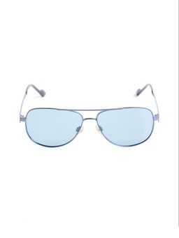 Royal Enfield - Men Metal Blue Aviator Full Rim Sunglass (Re-20025)-59