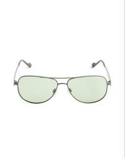 Royal Enfield - Men Metal Green Aviator Full Rim Sunglass (Re-20025)-59