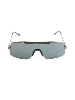 Royal Enfield - Men Metal Grey Shield Rimless Sunglass (Re-20027)-136
