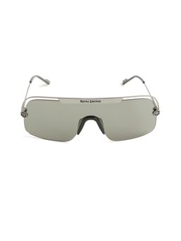 Royal Enfield - Men Metal Grey Shield Rimless Sunglass (Re-20027)-136