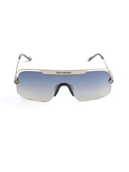 Royal Enfield - Men Metal Blue Shield Rimless Sunglass (Re-20027)-136