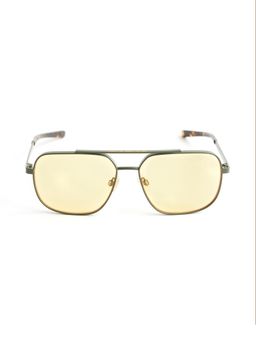 Royal Enfield - Men Metal Yellow Navigator Full Rim Sunglass (Re-20028)-60