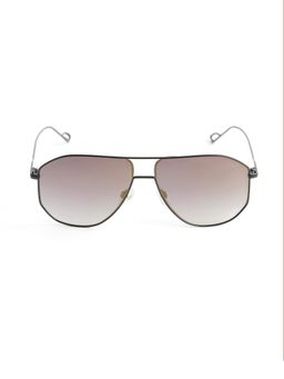 Royal Enfield - Men Metal Brown Aviator Full Rim Sunglass (Re-20031)-61