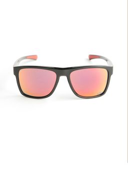 Royal Enfield - Men Tr-90 Red Square Full Rim Sunglass (Re-20034)-57