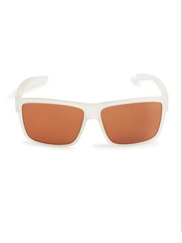 Royal Enfield - Men Tr-90 Orange Rectangle Full Rim Sunglass (Re-20035)-60