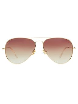 Scott Sunglasses - Men Metal Brown Aviator Full Rim Sunglass (Scott 3155PL Justine C4 S )-58