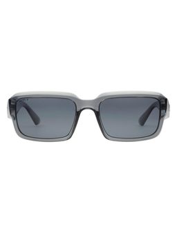 Scott Sunglasses - Unisex Plastic Grey Rectangle Full Rim Sunglass (Scott 3173 Jed C2 S )-56