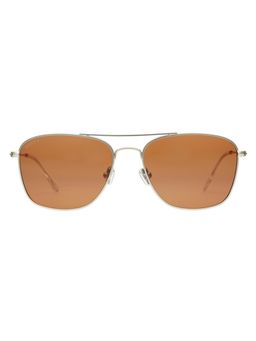 Scott Sunglasses - Men Metal Brown Rectangle Full Rim Sunglass (Scott 3196PL Andrey C3 S )-57