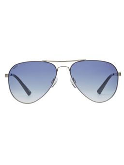 Scott Sunglasses - Men Metal Blue Aviator Full Rim Sunglass (Scott 3202 Eriks C5 S )-59