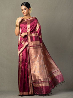Fabindia - Silk Banarasi Woven Sari