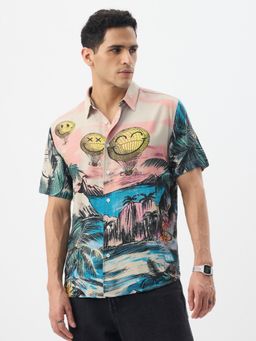 The Souled Store - Official S.W.Smiley: Smile Men Holiday Shirt