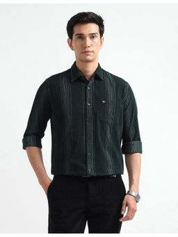 Arrow Sports - Men's Outdoor Vertical Striped Slim Fit Shirt