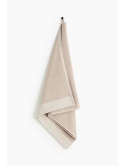 H&M - Beige Cotton Terry Bath Towel
