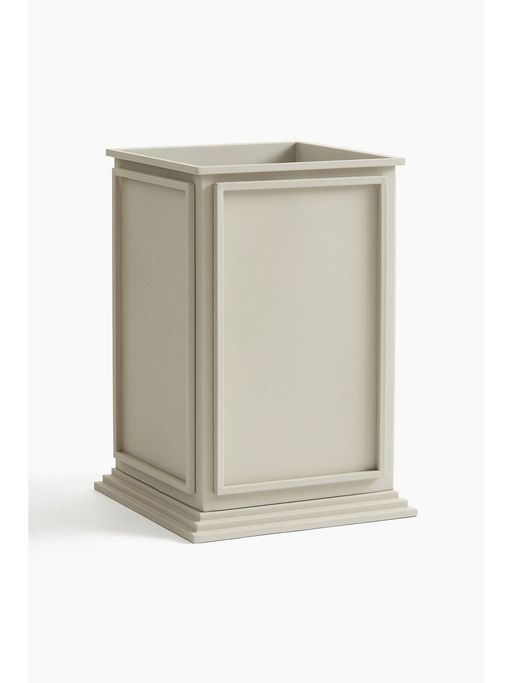 H&M Beige High Metal Plant Pot