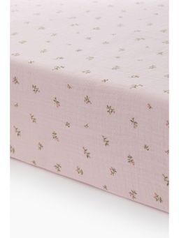 H&M - Multi-Color Muslin Cot Fitted Sheet