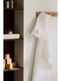 H&M - White Hooded Bath Towel