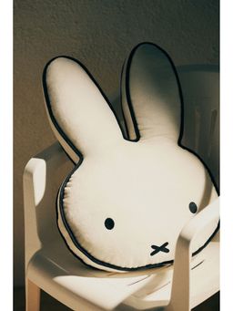 H&M - White Figurative Cushion Cover