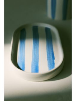 H&M - White Stoneware Tray