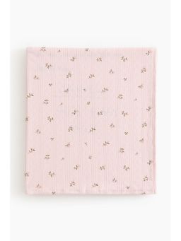 H&M - Pink Pointelle-Knit Baby Blanket