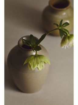 H&M - Beige Mini Terracotta Vase