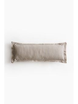 H&M - Beige Rectangular Linen-Blend Cushion Cover