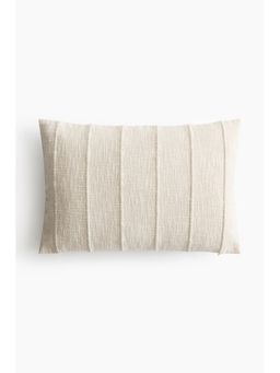 H&M - Beige Cotton Cushion Cover