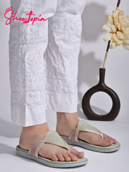 Shoetopia - Stylish & Comfortable Green Flats