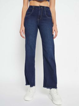 Duke - Women Blue Straight Fit Stretchable Jeans
