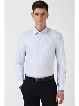 Peter England - Men White Slim Fit Formal Shirt