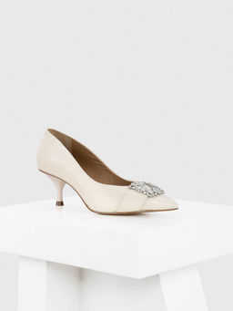 Oroh - Marbella White Pump Heels