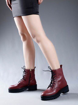 Oroh - Carrizal Maroon Casual Boots