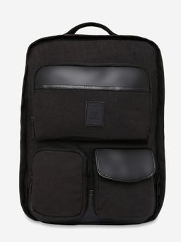 Spykar - Black Canvas Backpacks