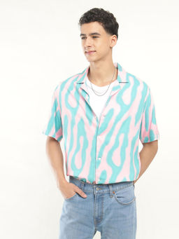 Levi's - Mens Printed Camp Shirt