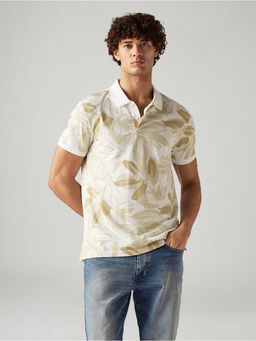 Levi's - Mens Printed Slim Fit Pique Polo T-Shirt
