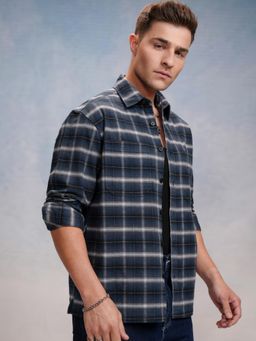 LOCOMOTIVE - Premium Men Checked Oversized Overshirt