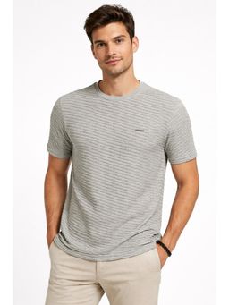 Parcel Yard - Mens Solid Cotton Round Neck Half Sleeve Regular Fit T Shirt