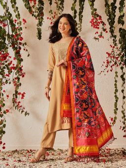 Silk Land - Silk Printed Dupatta