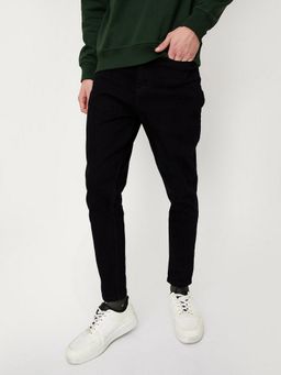 max - Men Black Straight Fit Jeans