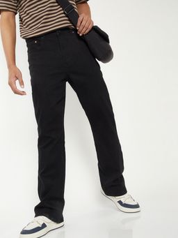 max - Men Black Dark washed Straight Fit Jeans