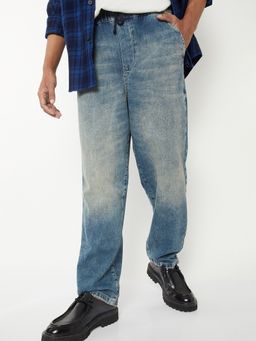 max - Men Blue Washed Comfort Fit Jeans