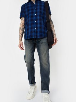 max - Men Straight Fit Blue Jeans