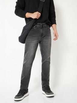 max - Men Black Washed Skinny Fit Jeans